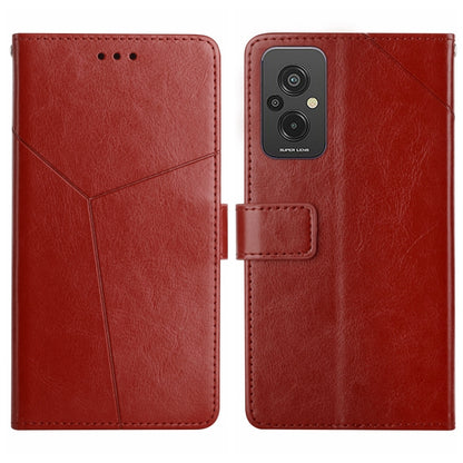 HT01 Y-shaped Pattern Flip Leather Phone Case, For Xiaomi Redmi 11 Prime 4G, For Xiaomi Redmi 11 Prime 5G, For Xiaomi Redmi Note 12 China, For Xiaomi Redmi Note 12 Pro 5G China