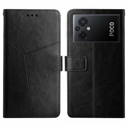 HT01 Y-shaped Pattern Flip Leather Phone Case, For Xiaomi Redmi 11 Prime 4G, For Xiaomi Redmi 11 Prime 5G, For Xiaomi Redmi Note 12 China, For Xiaomi Redmi Note 12 Pro 5G China