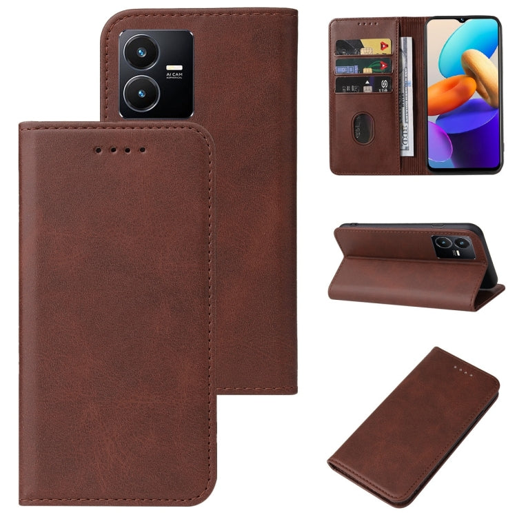 Magnetic Closure Leather Phone Case, For Motorola Moto G72, For OPPO Reno6 Pro 5G, For Samsung Galaxy A22e, For vivo Y22s/Y22/Y35, For ZTE Blade A51 Lite/A5 2020, For ZTE Blade A52 2022, For ZTE Blade A72 2022