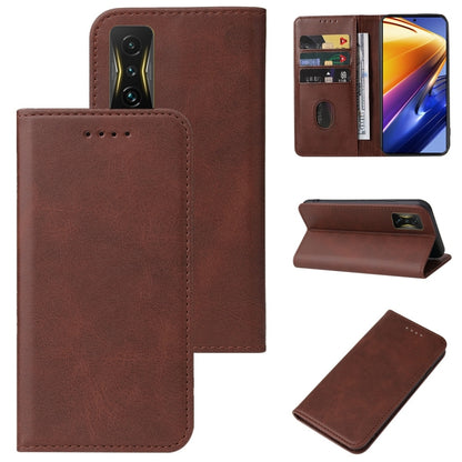 Magnetic Closure Leather Phone Case, For Nokia G60 5G, For TCL 10 SE, For TCL 20 SE, For Xiaomi Poco F4 GT