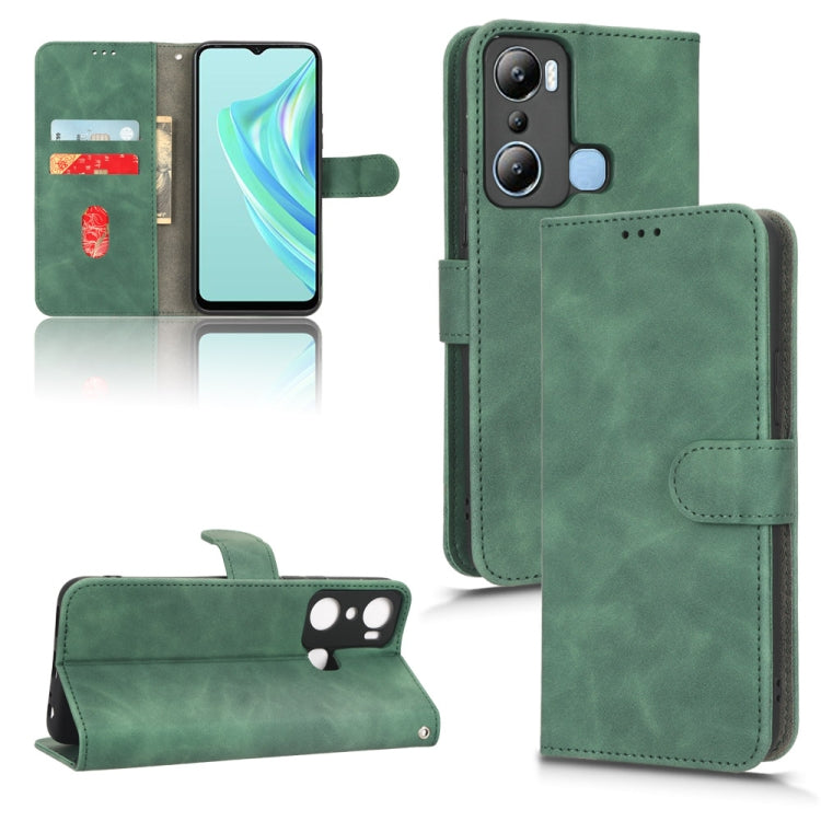 Skin Feel Magnetic Flip Leather Phone Case, For OPPO A58 5G, For Infinix Hot 20i, For Tecno Pop 6, For Nokia X30 5G