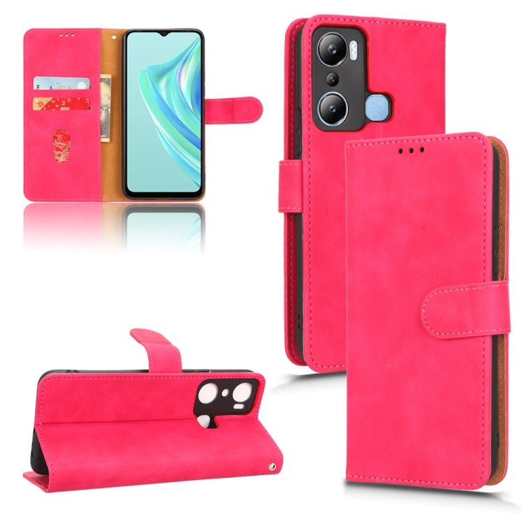 Skin Feel Magnetic Flip Leather Phone Case, For OPPO A58 5G, For Infinix Hot 20i, For Tecno Pop 6, For Nokia X30 5G