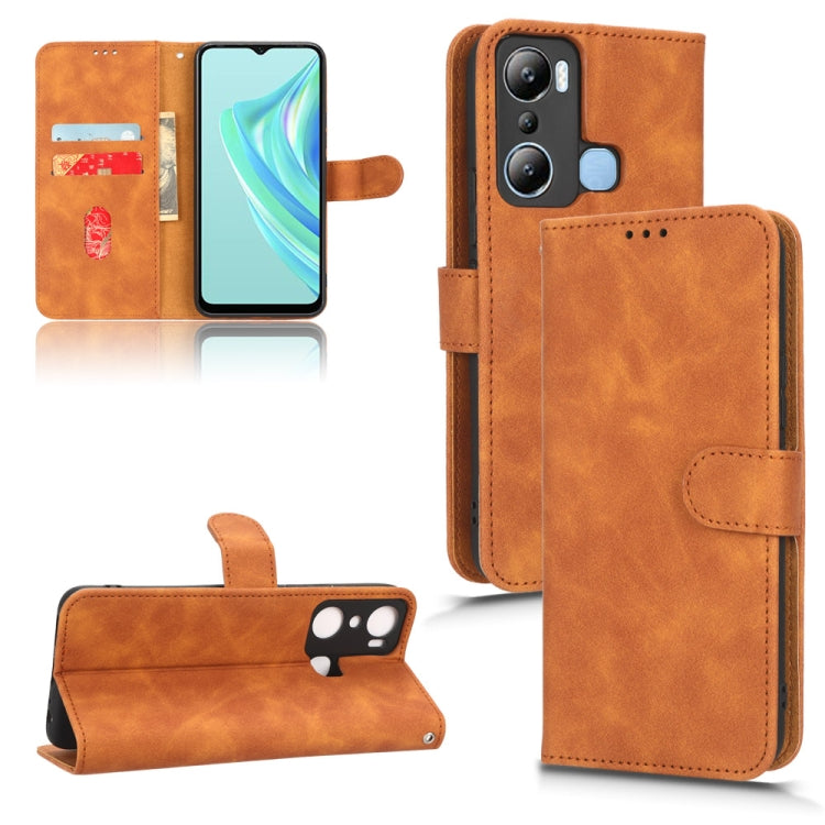 Skin Feel Magnetic Flip Leather Phone Case, For OPPO A58 5G, For Infinix Hot 20i, For Tecno Pop 6, For Nokia X30 5G