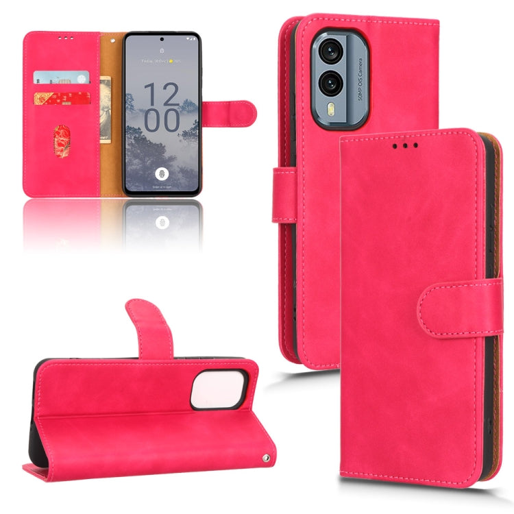 Skin Feel Magnetic Flip Leather Phone Case, For OPPO A58 5G, For Infinix Hot 20i, For Tecno Pop 6, For Nokia X30 5G