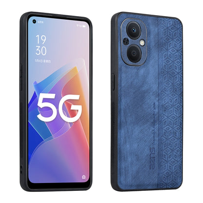 AZNS 3D Embossed Skin Feel Phone Case, For OPPO A96 5G / F21 Pro 5G