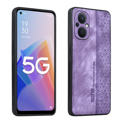 AZNS 3D Embossed Skin Feel Phone Case, For OPPO A96 5G / F21 Pro 5G