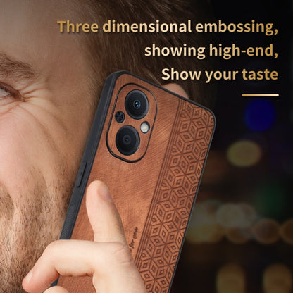 AZNS 3D Embossed Skin Feel Phone Case, For OPPO A96 5G / F21 Pro 5G