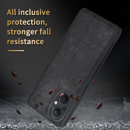 AZNS 3D Embossed Skin Feel Phone Case, For OPPO A96 5G / F21 Pro 5G