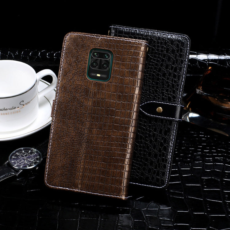idewei Crocodile Texture Horizontal Flip Leather Case with Holder & Card Slots & Wallet, For Xiaomi Redmi Note 9 Pro, For Xiaomi Redmi Note 9 Pro Max, For Galaxy A11, For Galaxy M31, For Sony Xperia 10 II, For Xiaomi Redmi Note 9S                      ...