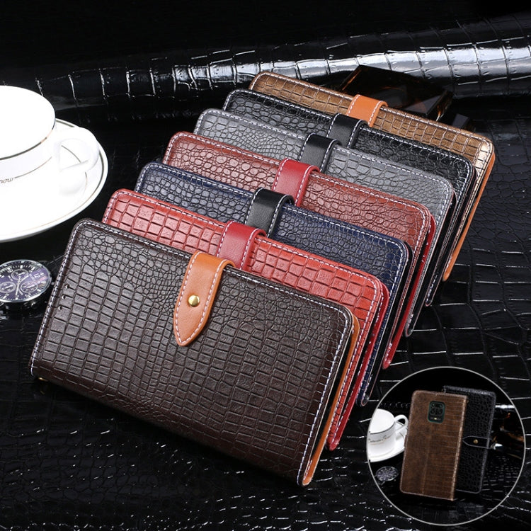 idewei Crocodile Texture Horizontal Flip Leather Case with Holder & Card Slots & Wallet, For Xiaomi Redmi Note 9 Pro, For Xiaomi Redmi Note 9 Pro Max, For Galaxy A11, For Galaxy M31, For Sony Xperia 10 II, For Xiaomi Redmi Note 9S                      ...