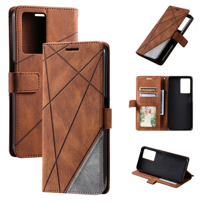 Skin Feel Splicing Leather Phone Case, For OPPO A57 2022, For Realme C30 4G, For Samsung Galaxy S23 5G, For Samsung Galaxy S23+ 5G