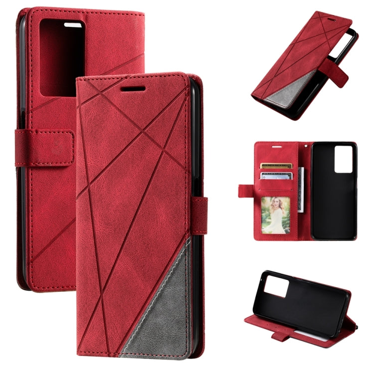 Skin Feel Splicing Leather Phone Case, For OPPO A57 2022, For Realme C30 4G, For Samsung Galaxy S23 5G, For Samsung Galaxy S23+ 5G