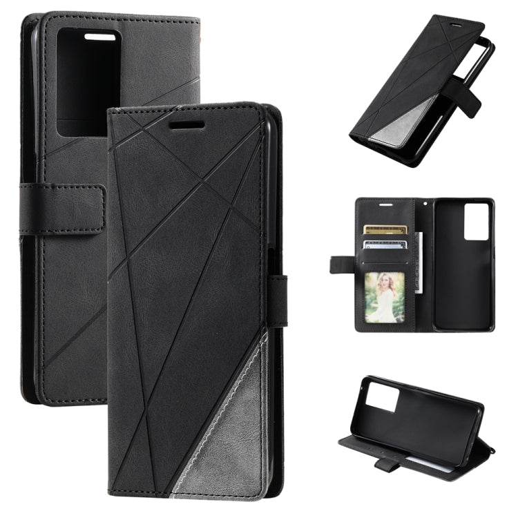 Skin Feel Splicing Leather Phone Case, For OPPO A57 2022, For Realme C30 4G, For Samsung Galaxy S23 5G, For Samsung Galaxy S23+ 5G