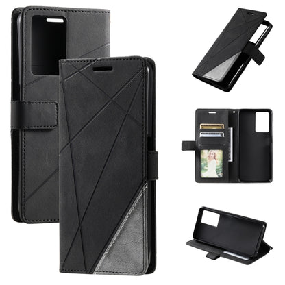 Skin Feel Splicing Leather Phone Case, For OPPO A57 2022, For Realme C30 4G, For Samsung Galaxy S23 5G, For Samsung Galaxy S23+ 5G