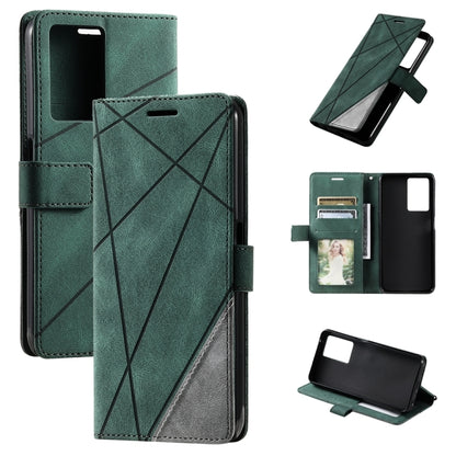 Skin Feel Splicing Leather Phone Case, For OPPO A57 2022, For Realme C30 4G, For Samsung Galaxy S23 5G, For Samsung Galaxy S23+ 5G