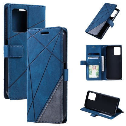 Skin Feel Splicing Leather Phone Case, For OPPO A57 2022, For Realme C30 4G, For Samsung Galaxy S23 5G, For Samsung Galaxy S23+ 5G