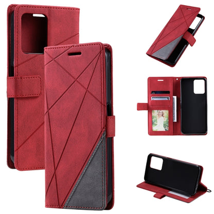 Skin Feel Splicing Leather Phone Case, For OPPO A57 2022, For Realme C30 4G, For Samsung Galaxy S23 5G, For Samsung Galaxy S23+ 5G