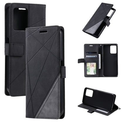 Skin Feel Splicing Leather Phone Case, For OPPO A57 2022, For Realme C30 4G, For Samsung Galaxy S23 5G, For Samsung Galaxy S23+ 5G