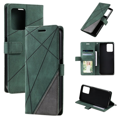 Skin Feel Splicing Leather Phone Case, For OPPO A57 2022, For Realme C30 4G, For Samsung Galaxy S23 5G, For Samsung Galaxy S23+ 5G