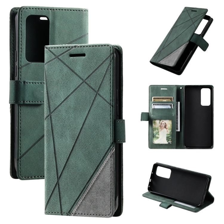 Skin Feel Splicing Leather Phone Case, For Xiaomi 12T / Redmi K50 Ultra, For Samsung Galaxy S23 Ultra 5G, For Xiaomi Redmi 11 Prime 4G, For Samsung Galaxy A14 5G