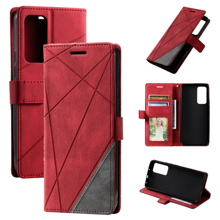Skin Feel Splicing Leather Phone Case, For Xiaomi 12T / Redmi K50 Ultra, For Samsung Galaxy S23 Ultra 5G, For Xiaomi Redmi 11 Prime 4G, For Samsung Galaxy A14 5G