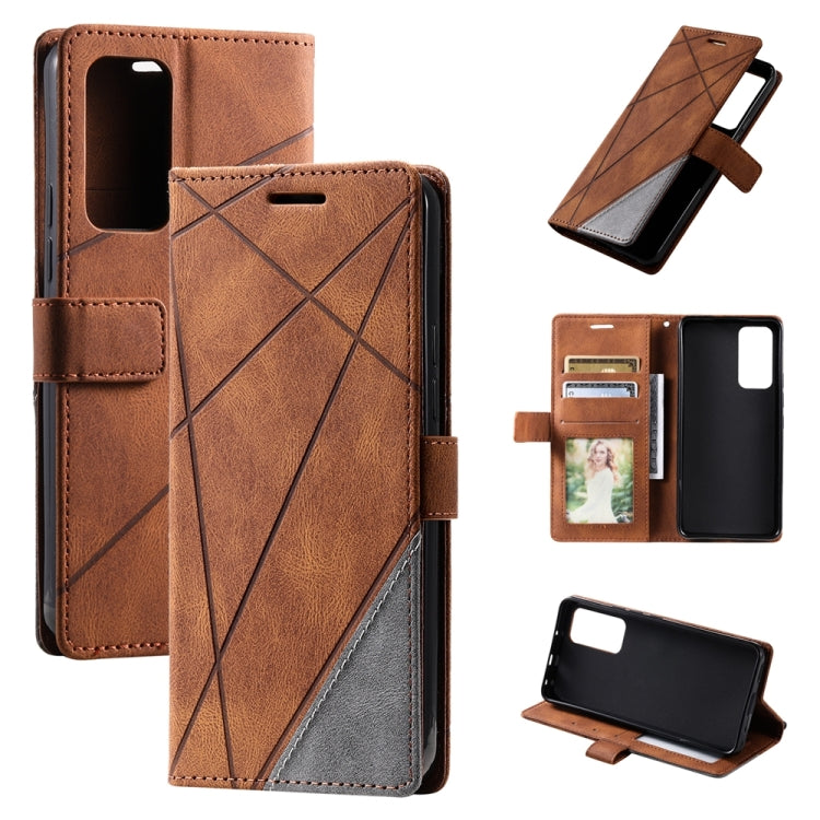 Skin Feel Splicing Leather Phone Case, For Google Pixel 7, For Xiaomi 12 Lite, For Xiaomi Redmi A1, For Google Pixel 7 Pro