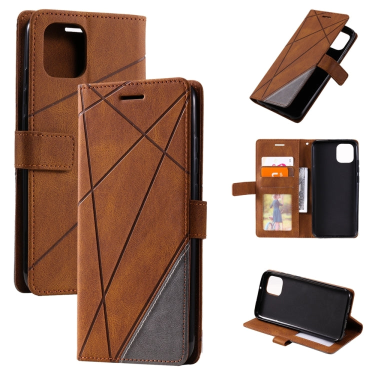 Skin Feel Splicing Leather Phone Case, For Google Pixel 7, For Xiaomi 12 Lite, For Xiaomi Redmi A1, For Google Pixel 7 Pro