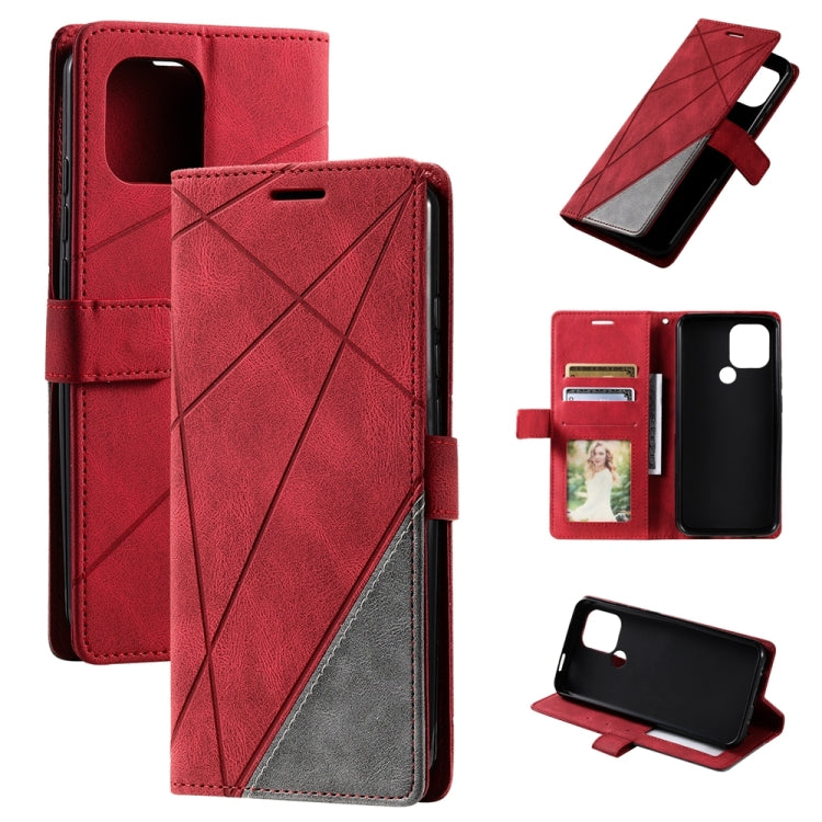 Skin Feel Splicing Leather Phone Case, For Google Pixel 6a, For Xiaomi Redmi A1+