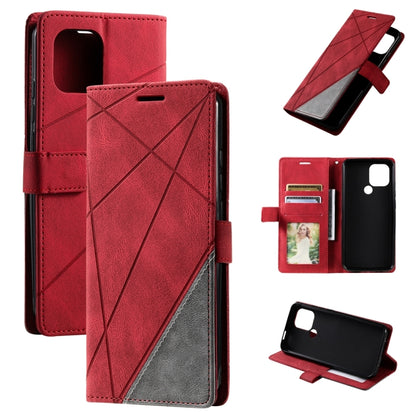 Skin Feel Splicing Leather Phone Case, For Google Pixel 6a, For Xiaomi Redmi A1+
