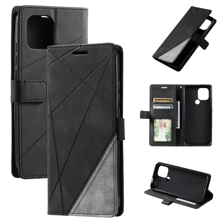 Skin Feel Splicing Leather Phone Case, For Google Pixel 6a, For Xiaomi Redmi A1+