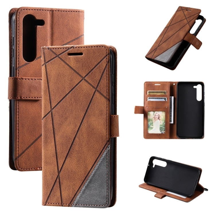 Skin Feel Splicing Leather Phone Case, For OPPO A57 2022, For Realme C30 4G, For Samsung Galaxy S23 5G, For Samsung Galaxy S23+ 5G