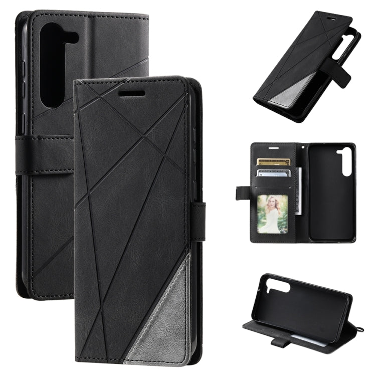 Skin Feel Splicing Leather Phone Case, For OPPO A57 2022, For Realme C30 4G, For Samsung Galaxy S23 5G, For Samsung Galaxy S23+ 5G