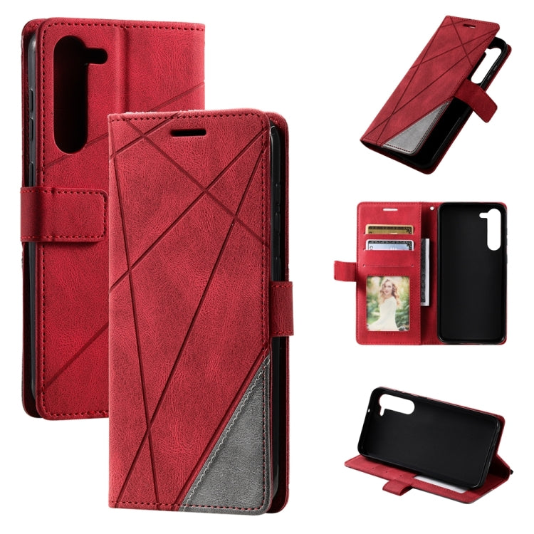 Skin Feel Splicing Leather Phone Case, For OPPO A57 2022, For Realme C30 4G, For Samsung Galaxy S23 5G, For Samsung Galaxy S23+ 5G