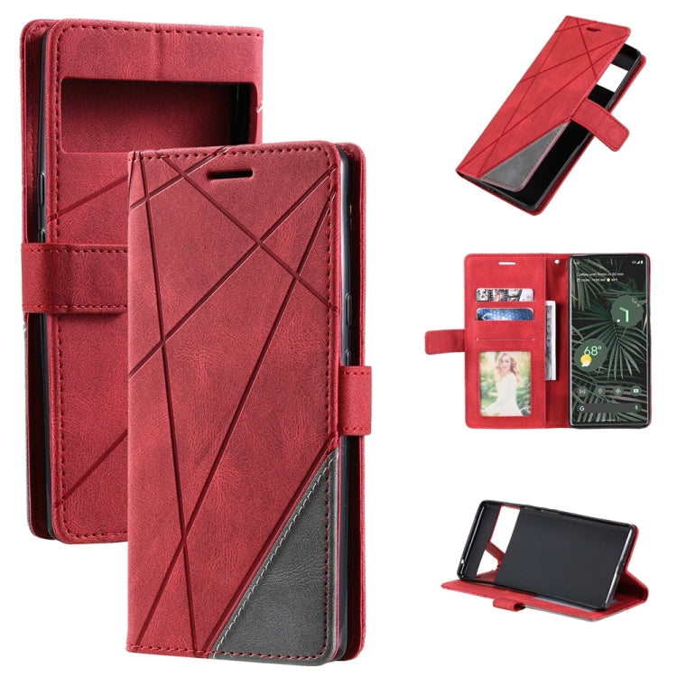 Skin Feel Splicing Leather Phone Case, For Google Pixel 7, For Xiaomi 12 Lite, For Xiaomi Redmi A1, For Google Pixel 7 Pro