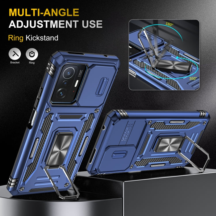 Armor PC + TPU Camera Shield Phone Case, For Xiaomi 11T, For Xiaomi Poco X4 Pro 5G, For Xiaomi Redmi 10, For Xiaomi Redmi 10C
