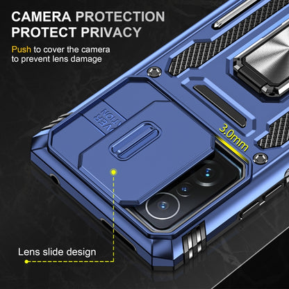 Armor PC + TPU Camera Shield Phone Case, For Xiaomi 11T, For Xiaomi Poco X4 Pro 5G, For Xiaomi Redmi 10, For Xiaomi Redmi 10C