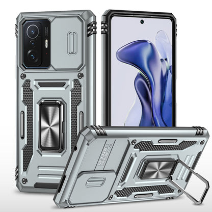 Armor PC + TPU Camera Shield Phone Case, For Xiaomi 11T, For Xiaomi Poco X4 Pro 5G, For Xiaomi Redmi 10, For Xiaomi Redmi 10C