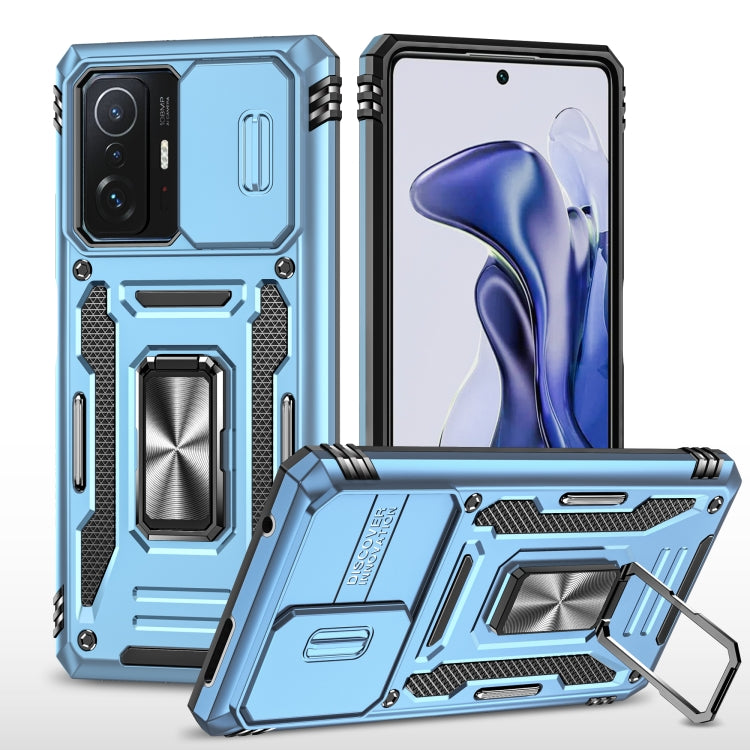 Armor PC + TPU Camera Shield Phone Case, For Xiaomi 11T, For Xiaomi Poco X4 Pro 5G, For Xiaomi Redmi 10, For Xiaomi Redmi 10C