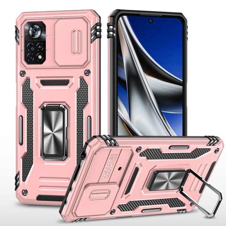 Armor PC + TPU Camera Shield Phone Case, For Xiaomi 11T, For Xiaomi Poco X4 Pro 5G, For Xiaomi Redmi 10, For Xiaomi Redmi 10C