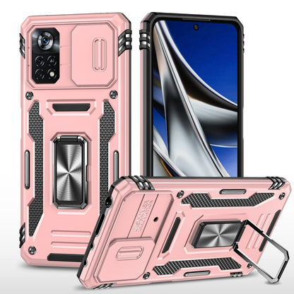 Armor PC + TPU Camera Shield Phone Case, For Xiaomi 11T, For Xiaomi Poco X4 Pro 5G, For Xiaomi Redmi 10, For Xiaomi Redmi 10C