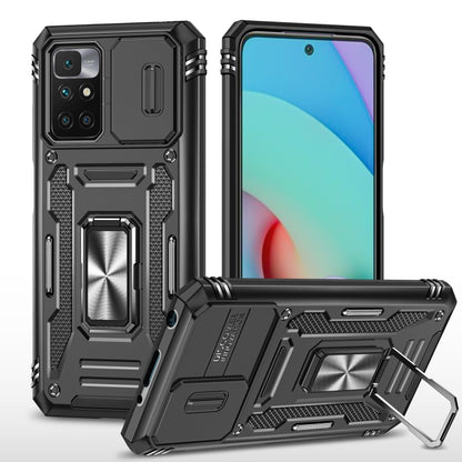 Armor PC + TPU Camera Shield Phone Case, For Xiaomi 11T, For Xiaomi Poco X4 Pro 5G, For Xiaomi Redmi 10, For Xiaomi Redmi 10C