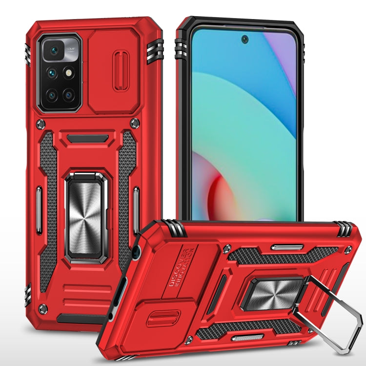 Armor PC + TPU Camera Shield Phone Case, For Xiaomi 11T, For Xiaomi Poco X4 Pro 5G, For Xiaomi Redmi 10, For Xiaomi Redmi 10C