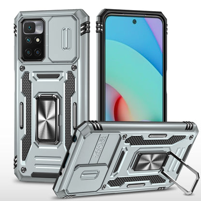 Armor PC + TPU Camera Shield Phone Case, For Xiaomi 11T, For Xiaomi Poco X4 Pro 5G, For Xiaomi Redmi 10, For Xiaomi Redmi 10C