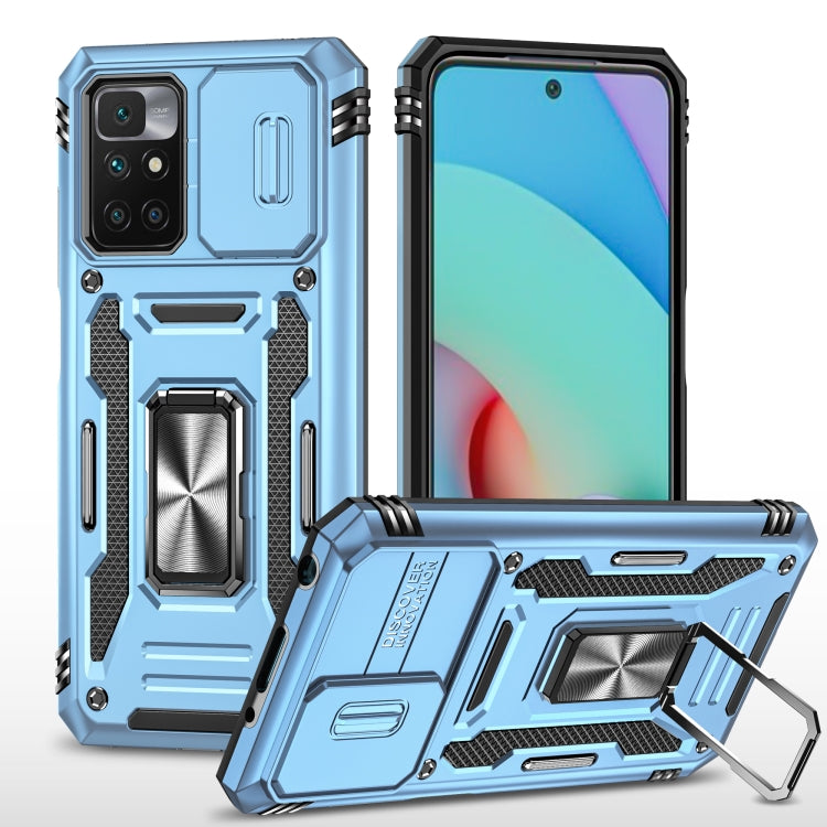 Armor PC + TPU Camera Shield Phone Case, For Xiaomi 11T, For Xiaomi Poco X4 Pro 5G, For Xiaomi Redmi 10, For Xiaomi Redmi 10C