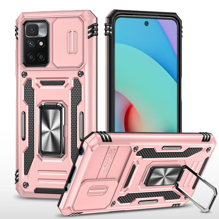 Armor PC + TPU Camera Shield Phone Case, For Xiaomi 11T, For Xiaomi Poco X4 Pro 5G, For Xiaomi Redmi 10, For Xiaomi Redmi 10C