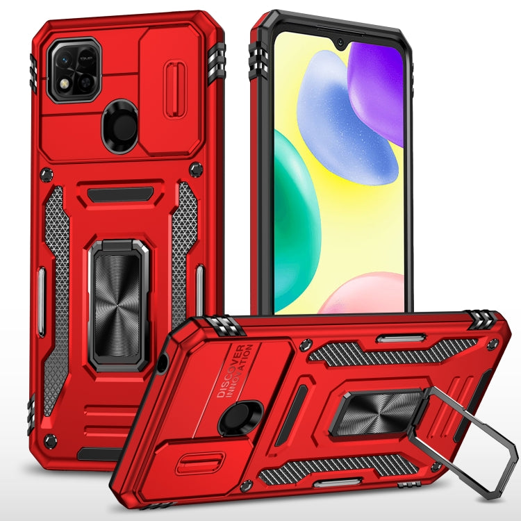 Armor PC + TPU Camera Shield Phone Case, For Xiaomi 11T, For Xiaomi Poco X4 Pro 5G, For Xiaomi Redmi 10, For Xiaomi Redmi 10C