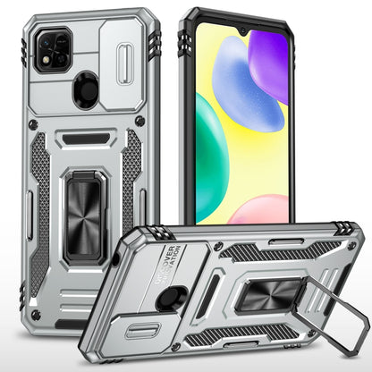 Armor PC + TPU Camera Shield Phone Case, For Xiaomi 11T, For Xiaomi Poco X4 Pro 5G, For Xiaomi Redmi 10, For Xiaomi Redmi 10C
