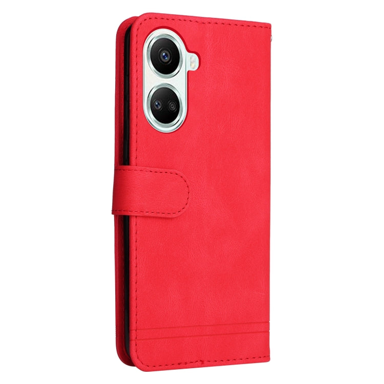 Skin Feel Life Tree Metal Button Leather Phone Case, For Huawei nova 10 SE, For Huawei nova 10, For Huawei nova 10 Pro, For OPPO A58 5G