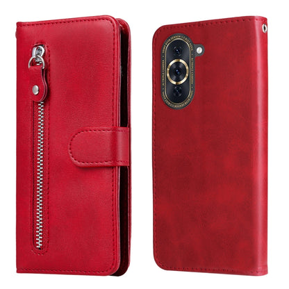 Calf Texture Zipper Leather Phone Case, For Huawei nova 10 SE, For Huawei nova 10, For Huawei nova 10 Pro, For OPPO A58 5G