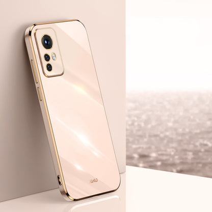 XINLI Straight Edge 6D Electroplate TPU Phone Case, For Xiaomi 12, For Xiaomi 12T Pro, For Xiaomi 12 Lite